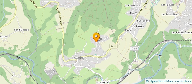 localisation de l'entreprise CAN  LOVAGNY