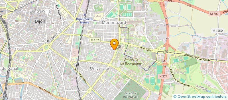 localisation de l'entreprise CAN à DIJON