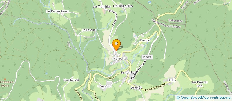 localisation de l'entreprise CAN  RANCHAL