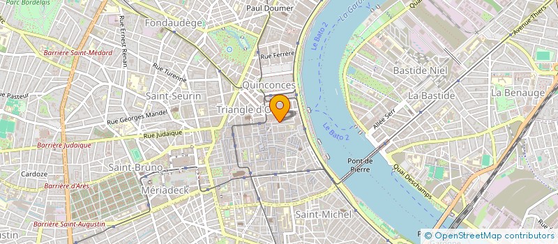 localisation de l'entreprise CAN BAT  BORDEAUX