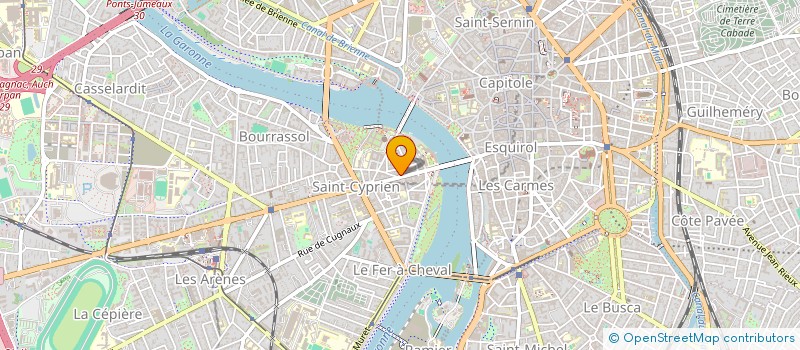 localisation de l'entreprise CAN BIO à TOULOUSE