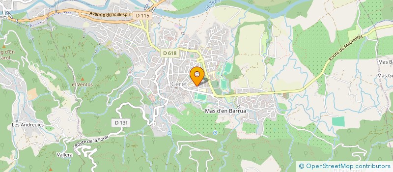 localisation de l'entreprise CAN-GUILLEM  CERET