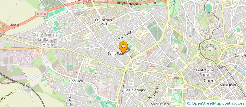 localisation de l'entreprise CAN HIGH  CAEN