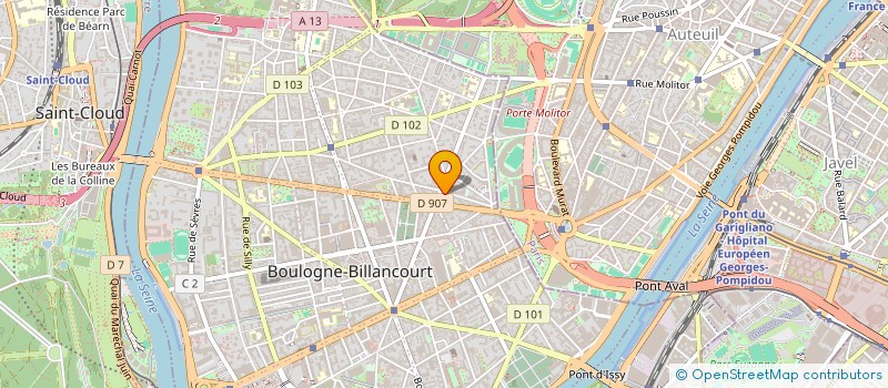 localisation de l'entreprise CAN I HELP YOU à BOULOGNE-BILLANCOURT