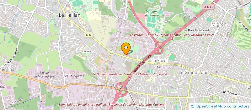 localisation de l'entreprise CAN'INVEST  EYSINES