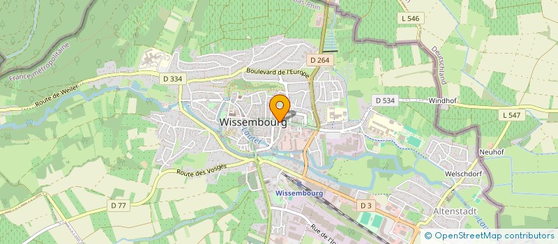 localisation de l'entreprise CAN ISOLATION  WISSEMBOURG