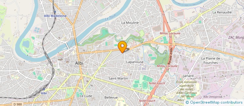 localisation de l'entreprise CAN MESTRES à ALBI