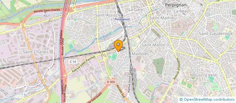 localisation de l'entreprise CAN RAPOULIT  PERPIGNAN