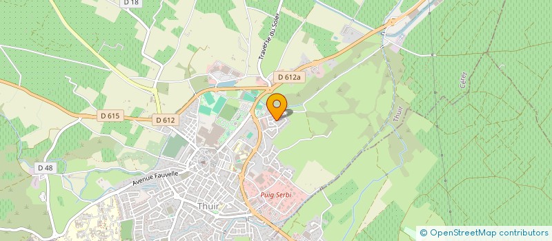 localisation de l'entreprise CAN ROBI 66  THUIR