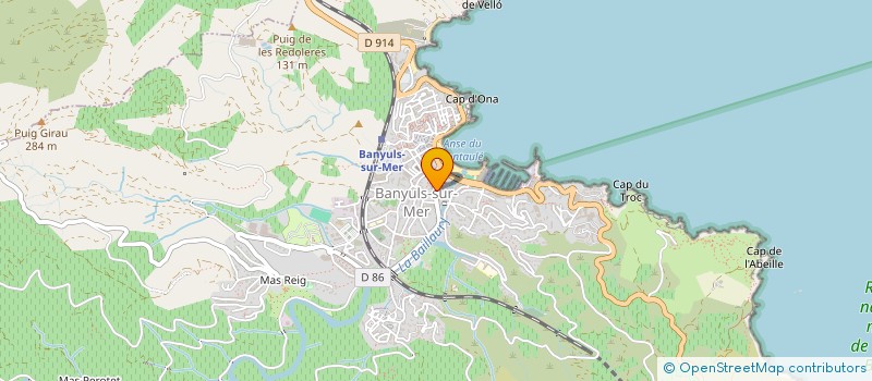 localisation de l'entreprise CAN SOL  BANYULS-SUR-MER