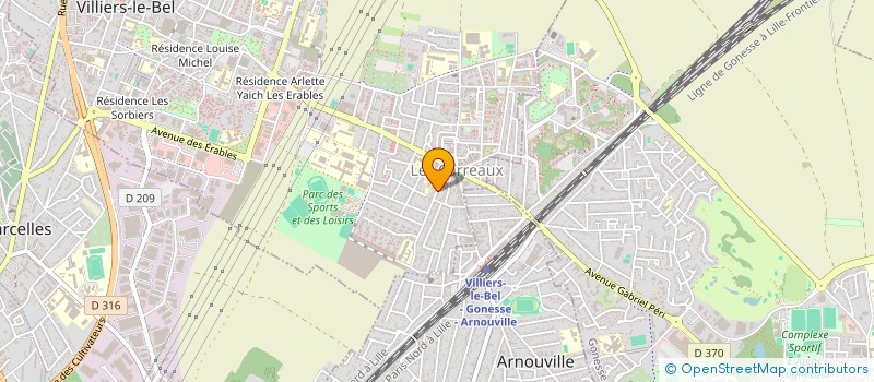 localisation de l'entreprise CAN TRAITEUR  VILLIERS-LE-BEL