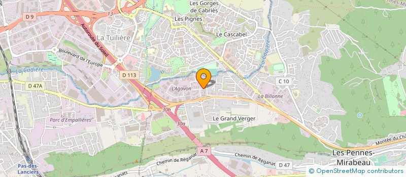 localisation de l'entreprise CAN TRANSPORT à LES PENNES-MIRABEAU