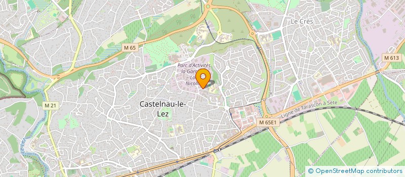 localisation de l'entreprise CANA 34 à CASTELNAU-LE-LEZ