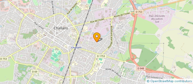 localisation de l'entreprise CANA à CHALLANS