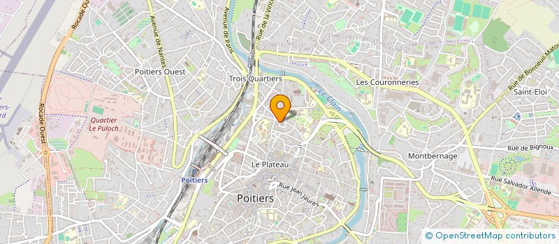 localisation de l'entreprise CANA'RESCUE à POITIERS