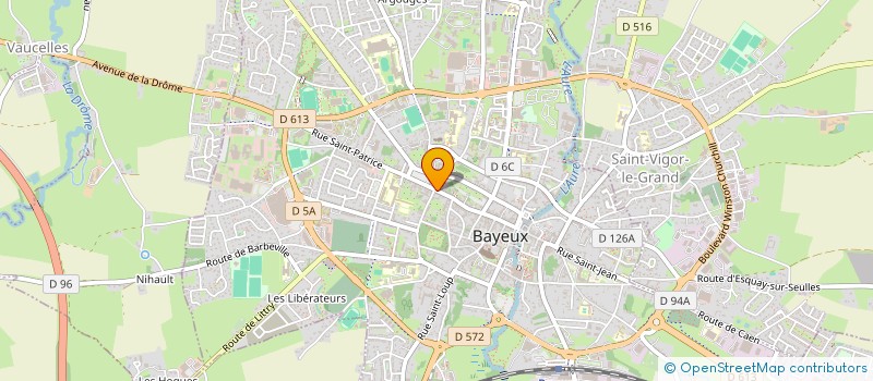 localisation de l'entreprise CANA14PNTG à BAYEUX