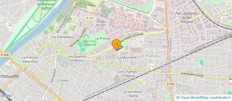 localisation de l'entreprise CANAAN  SARTROUVILLE