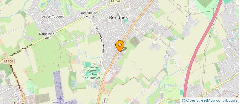 localisation de l'entreprise CANAAN ECHAFFAUDAGE  BONDUES