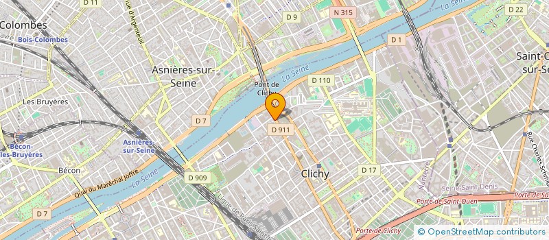 localisation de l'entreprise CANAAN SERVICE à CLICHY