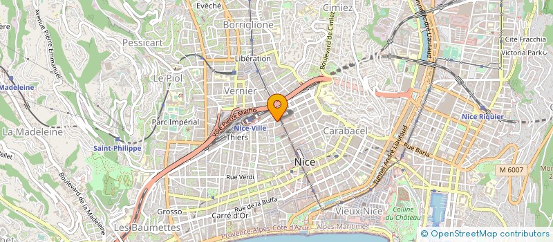 localisation de l'entreprise CANABEC DISTRIBUTION à NICE