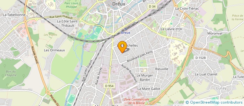 localisation de l'entreprise CANABOIS à DREUX
