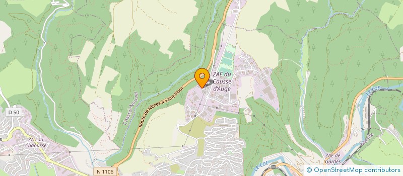 localisation de l'entreprise CANAC SERRURERIES à MENDE