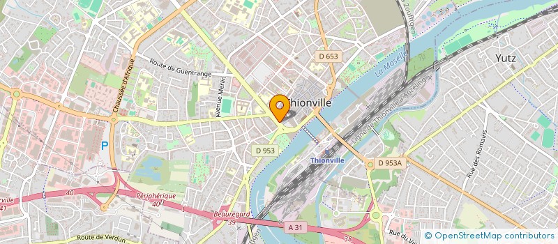localisation de l'entreprise CANACA à THIONVILLE