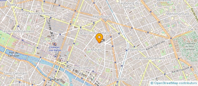 localisation de l'entreprise CANAD'YIN  PARIS