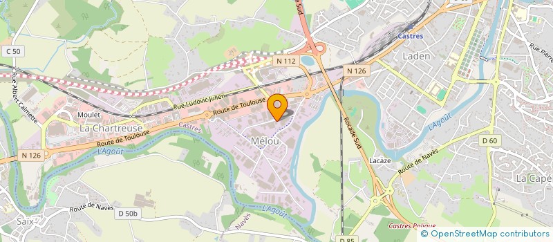 localisation de l'entreprise CANADAS DEVELOPPEMENT  CASTRES