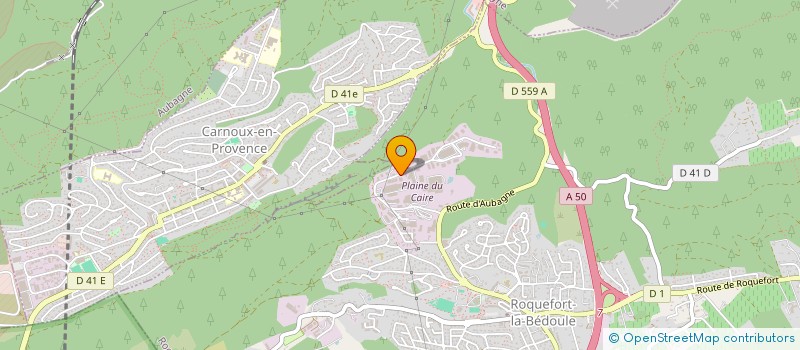 localisation de l'entreprise CANADEL NAUTISME  ROQUEFORT-LA-BEDOULE