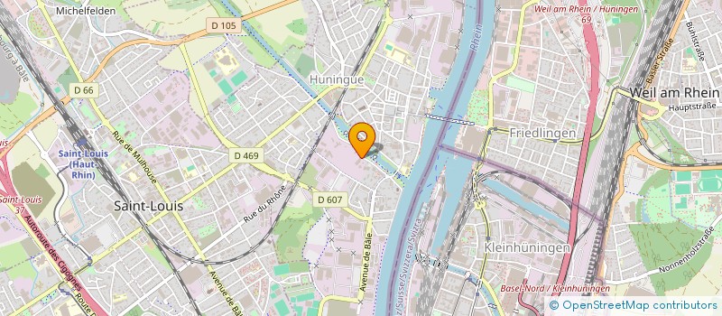 localisation de l'entreprise CANADIAN CANOE SHOP  HUNINGUE