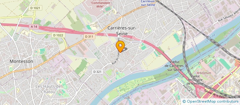 localisation de l'entreprise CANADIAN CORNER CARRIERES  CARRIERES-SUR-SEINE