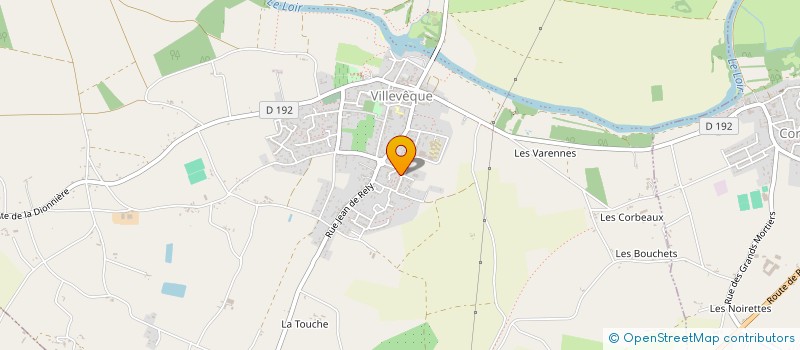 localisation de l'entreprise CANAE  RIVES-DU-LOIR-EN-ANJOU
