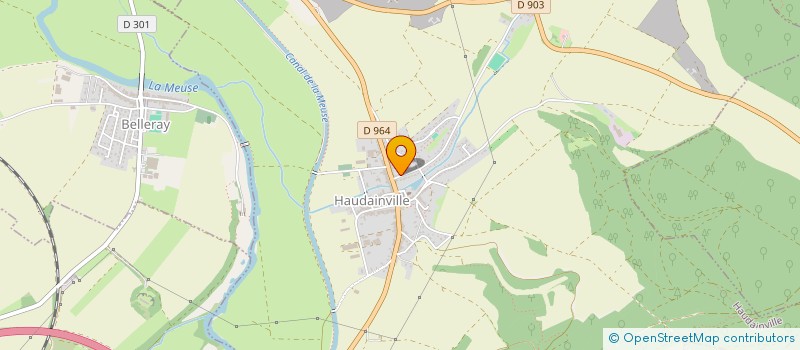 localisation de l'entreprise CANAELEC SARL à HAUDAINVILLE
