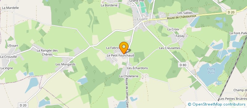 localisation de l'entreprise CANAILLEIMMO à LUANT