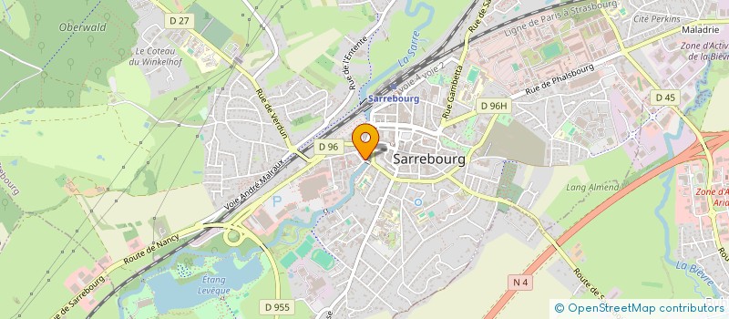 localisation de l'entreprise CANAKSEL à SARREBOURG