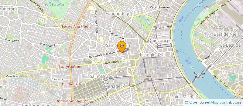 localisation de l'entreprise CANAL 113  BORDEAUX