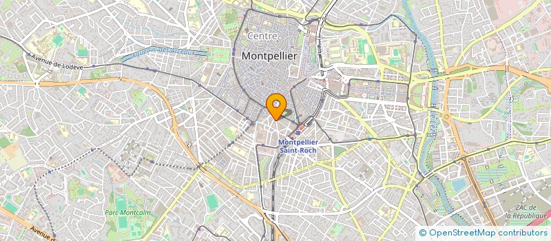 localisation de l'entreprise CANAL 2  MONTPELLIER