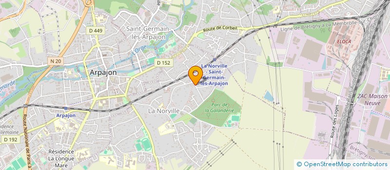 localisation de l'entreprise CANAL 4 VIDEO SARL à ARPAJON