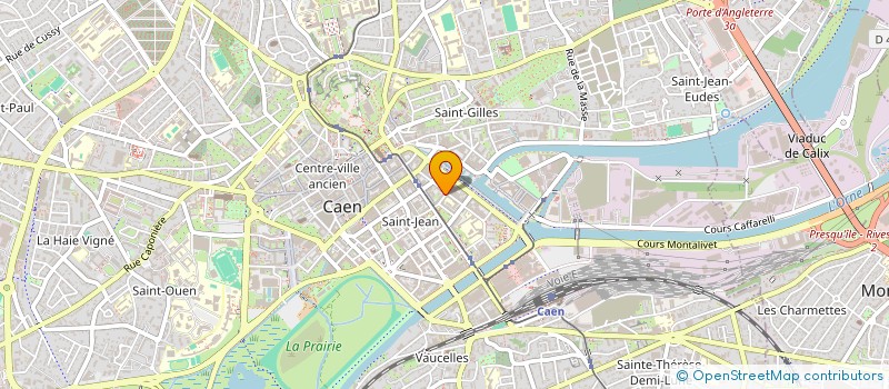 localisation de l'entreprise CANAL à CAEN