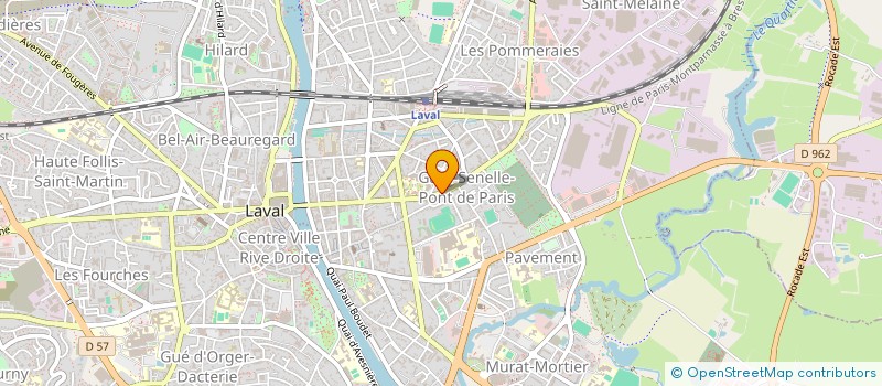 localisation de l'entreprise CANAL 7 à LAVAL