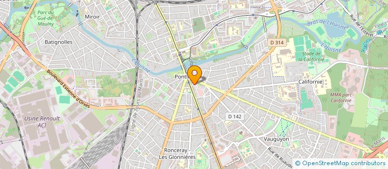 localisation de l'entreprise CANAL 9 NATIONAL AC0  LE MANS