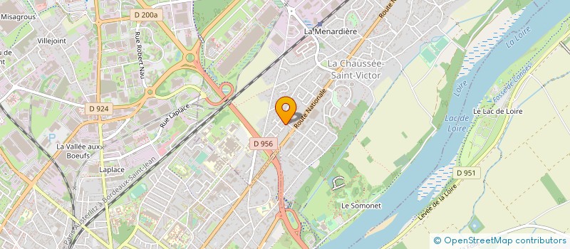 localisation de l'entreprise CANAL AGENCEMENT SELECTION SA à LA CHAUSSEE-SAINT-VICTOR