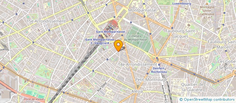 localisation de l'entreprise CANAL BLEU à PARIS