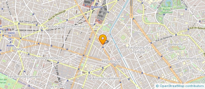 localisation de l'entreprise CANAL CENTRAL  PARIS