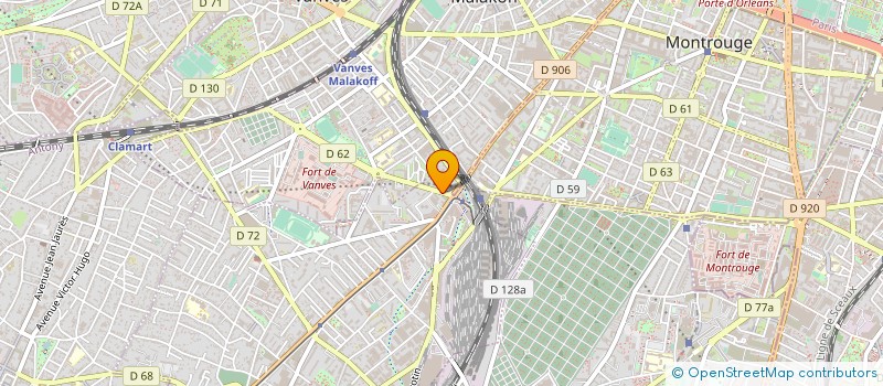 localisation de l'entreprise CANAL COURSES à CHATILLON