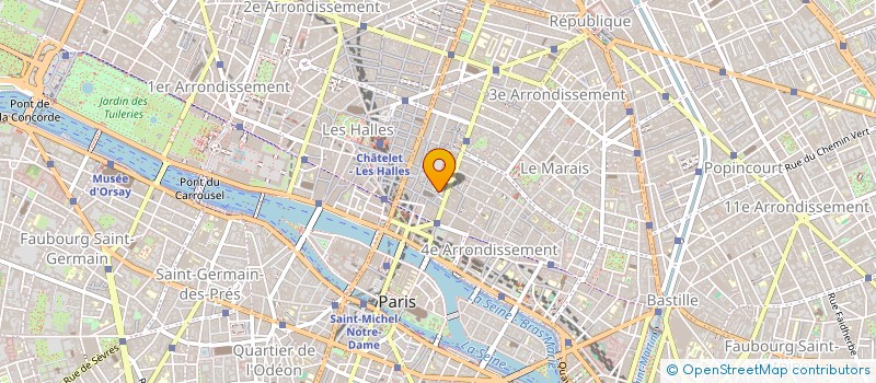 localisation de l'entreprise CANAL DANSE  PARIS