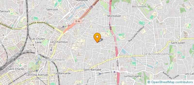 localisation de l'entreprise CANAL ENERGY à MARSEILLE