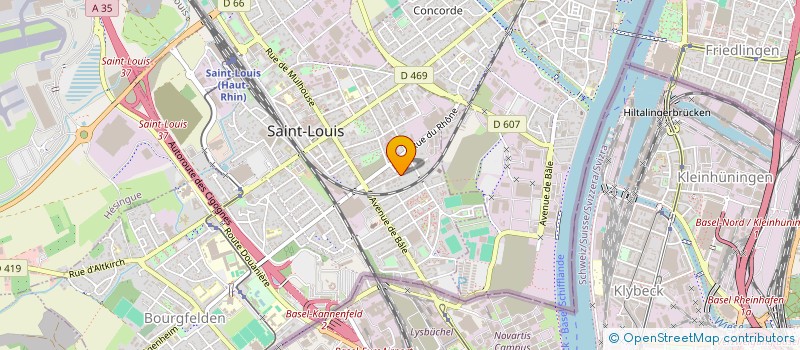 localisation de l'entreprise CANAL ET ASSOCIES  BOURRON-MARLOTTE