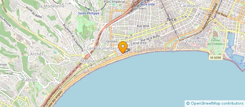 localisation de l'entreprise CANAL FORM à NICE